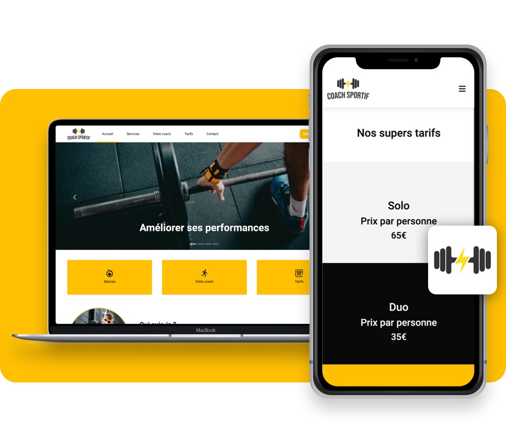 Créer application Coach Sportif